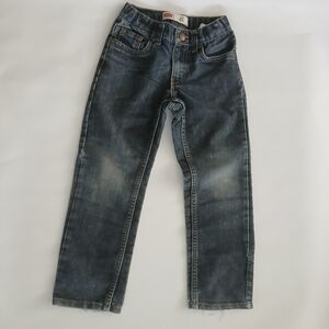 Levis 511 Slim Little Boys Size 6 Regular  Blue Jeans With Adjustable Waist